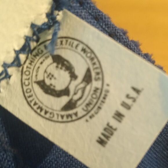 Deadstock Vintage Teamsters Patch Corduroy Strap Back Hat - Picture 7 of 7